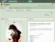 Tablet Screenshot of demetreas.deviantart.com