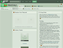 Tablet Screenshot of naturecrazy.deviantart.com