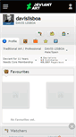 Mobile Screenshot of davislisboa.deviantart.com