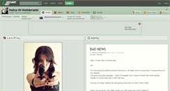 Desktop Screenshot of halice-in-wonderland.deviantart.com