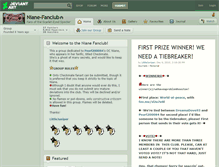 Tablet Screenshot of niane-fanclub.deviantart.com