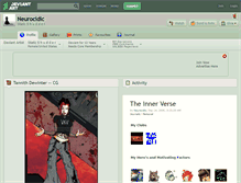 Tablet Screenshot of neurocidic.deviantart.com
