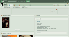 Desktop Screenshot of katzila.deviantart.com