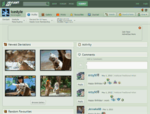 Tablet Screenshot of icestyle.deviantart.com