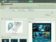 Tablet Screenshot of defected-angel.deviantart.com