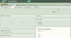 Desktop Screenshot of exsella.deviantart.com