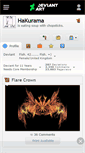 Mobile Screenshot of hakurama.deviantart.com