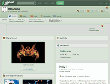 Tablet Screenshot of hakurama.deviantart.com