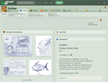 Tablet Screenshot of enrikhe.deviantart.com