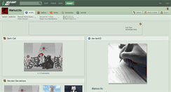 Desktop Screenshot of manuccio.deviantart.com