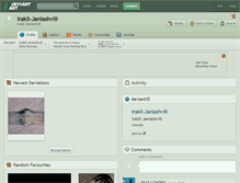 Tablet Screenshot of irakli-janiashvili.deviantart.com