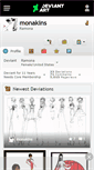 Mobile Screenshot of monakins.deviantart.com