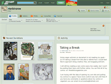 Tablet Screenshot of herbivoree.deviantart.com