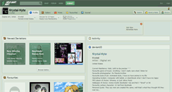 Desktop Screenshot of krystal-nyte.deviantart.com