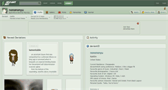 Desktop Screenshot of nonononyu.deviantart.com