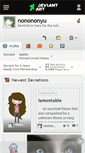 Mobile Screenshot of nonononyu.deviantart.com