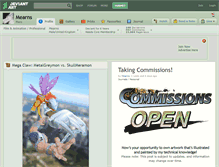 Tablet Screenshot of mearns.deviantart.com