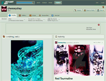 Tablet Screenshot of cheeseyshay.deviantart.com