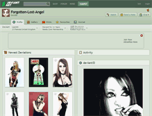 Tablet Screenshot of forgotten-lost-angel.deviantart.com