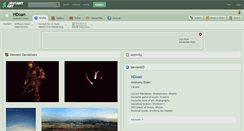 Desktop Screenshot of hdoan.deviantart.com