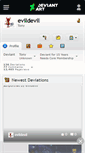 Mobile Screenshot of evildevil.deviantart.com