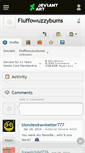 Mobile Screenshot of fluffowuzzybums.deviantart.com