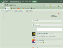 Tablet Screenshot of fluffowuzzybums.deviantart.com
