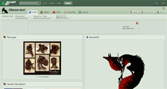 Desktop Screenshot of kitsune-anri.deviantart.com
