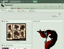 Tablet Screenshot of kitsune-anri.deviantart.com
