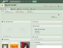 Tablet Screenshot of little-shy-emo-girl.deviantart.com
