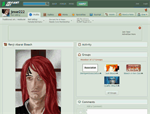 Tablet Screenshot of jesse222.deviantart.com