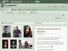 Tablet Screenshot of h-e-photography.deviantart.com