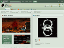 Tablet Screenshot of ephah.deviantart.com