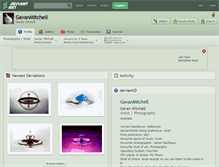 Tablet Screenshot of gavanmitchell.deviantart.com
