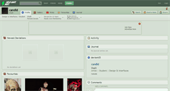 Desktop Screenshot of candid.deviantart.com