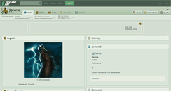 Desktop Screenshot of jiphorse.deviantart.com