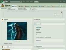 Tablet Screenshot of jiphorse.deviantart.com