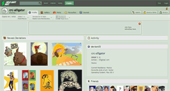 Desktop Screenshot of crc-alligator.deviantart.com