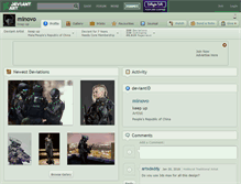 Tablet Screenshot of minovo.deviantart.com