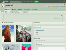 Tablet Screenshot of inuzuka-ball.deviantart.com