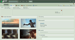 Desktop Screenshot of koales.deviantart.com