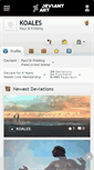 Mobile Screenshot of koales.deviantart.com
