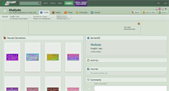 Desktop Screenshot of khallysto.deviantart.com
