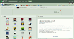 Desktop Screenshot of dragonlover1234.deviantart.com