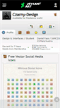 Mobile Screenshot of czarny-design.deviantart.com