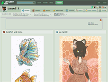 Tablet Screenshot of danee313.deviantart.com