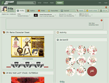 Tablet Screenshot of frilla.deviantart.com
