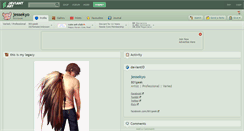 Desktop Screenshot of jessekyo.deviantart.com