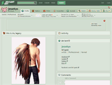 Tablet Screenshot of jessekyo.deviantart.com
