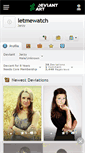 Mobile Screenshot of letmewatch.deviantart.com